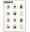 Stickers plancha Bosque 12s 1u